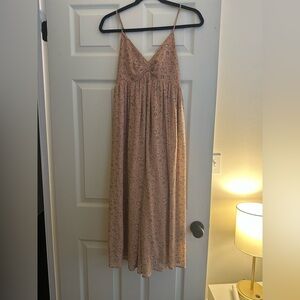 Urban Outfitters Pink Floral Jumpsuit